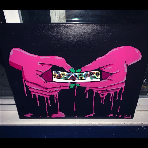 “Rolling third eye” painting - Picture 2 of 2